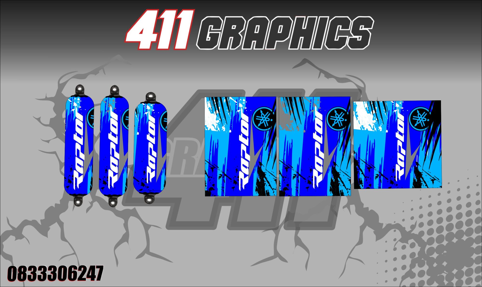 RAPTOR 700 SHOCK COVERS 9