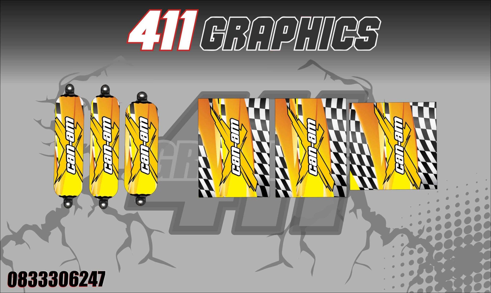 CAN-AM SHOCK COVERS 11