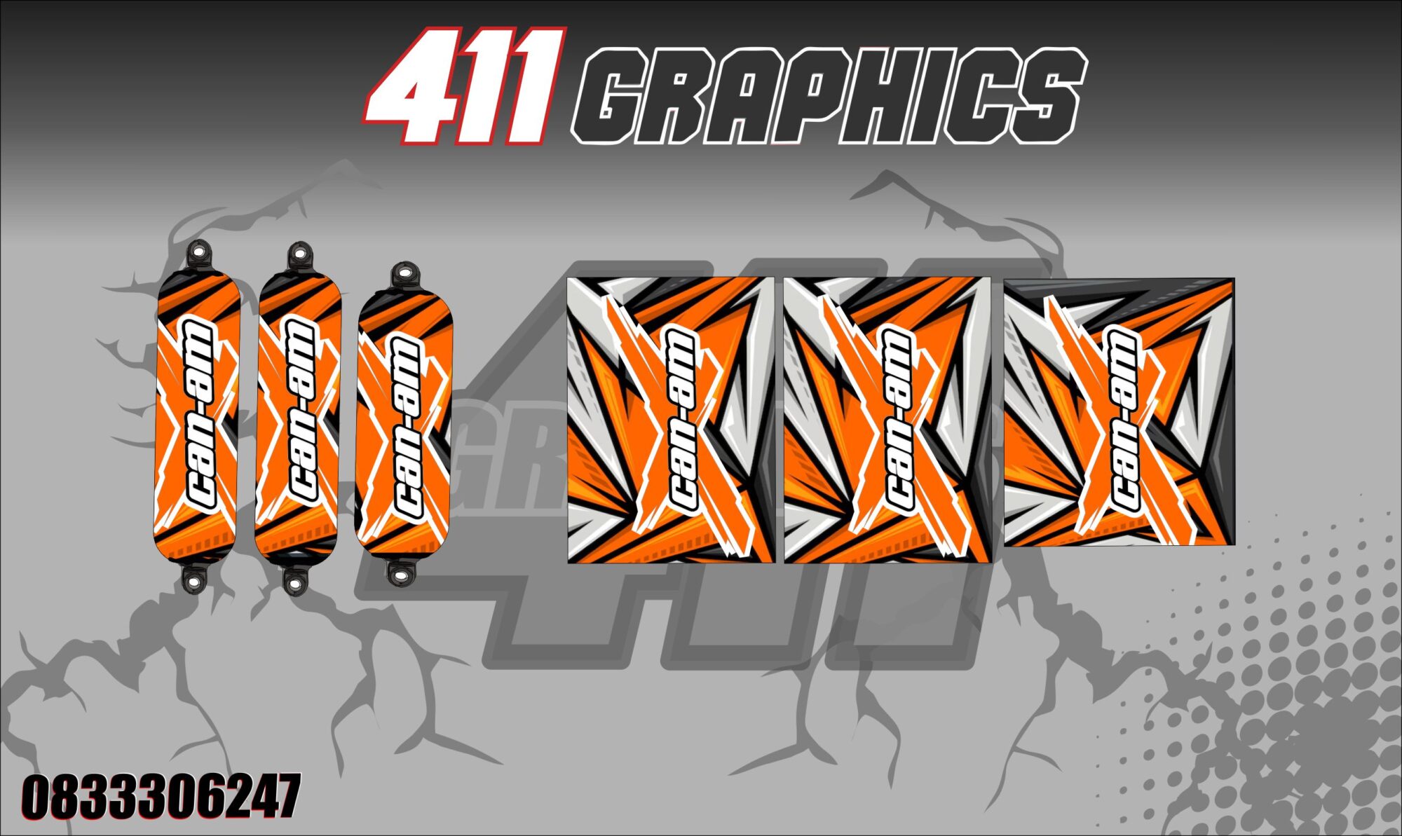 CAN-AM SHOCK COVERS 14