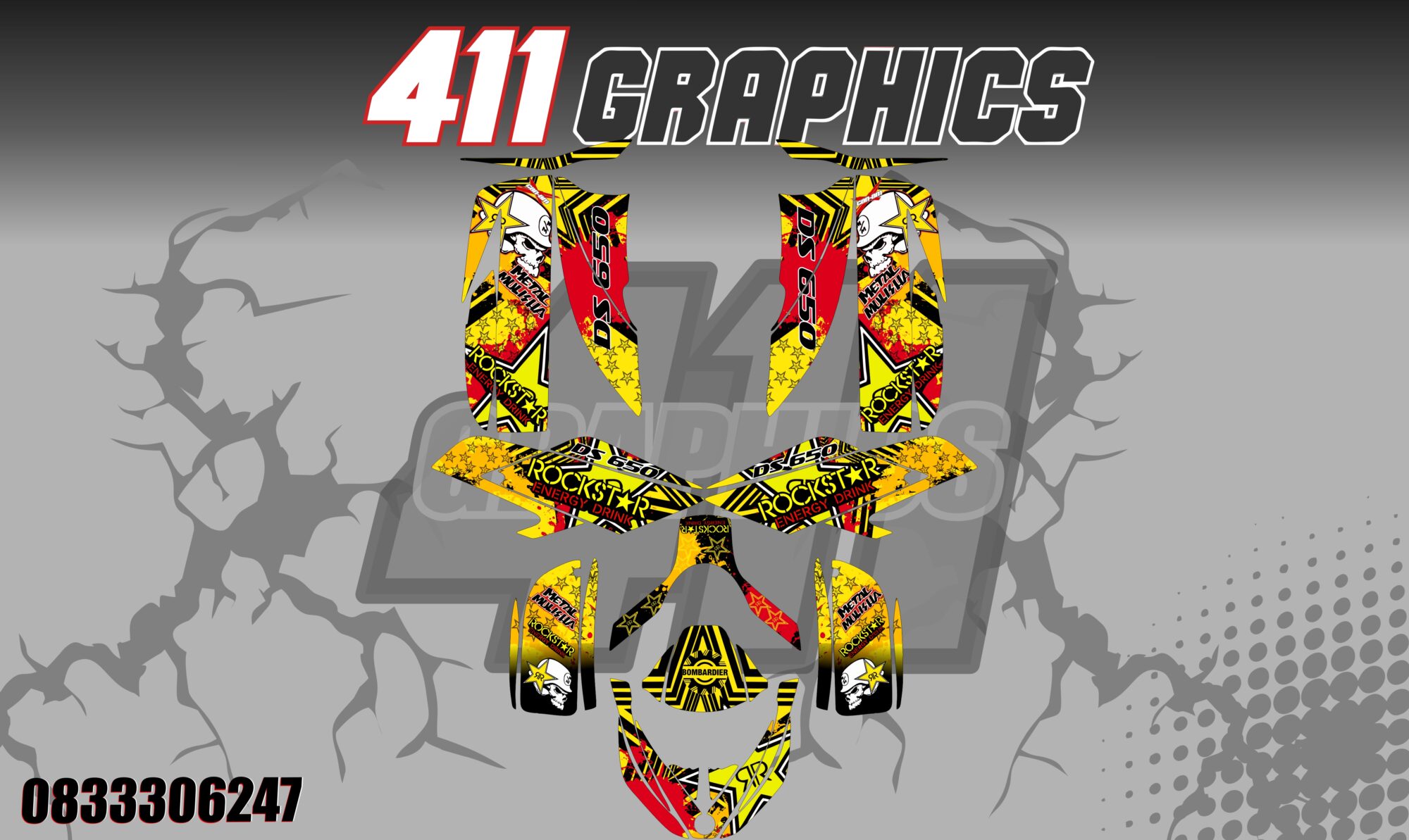 DS650 STICKER KIT 31