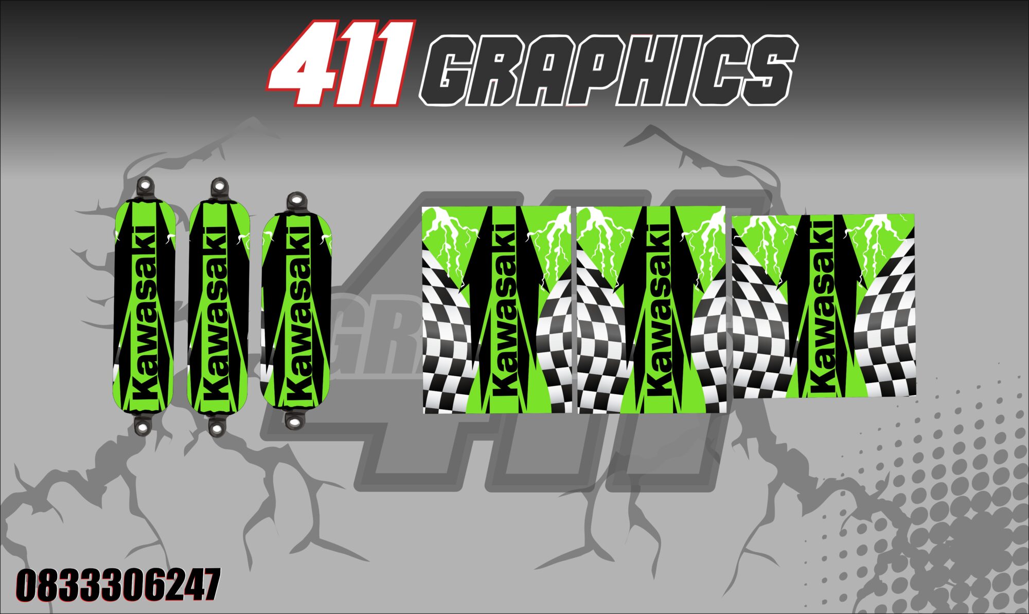 KFX400 SHOCK COVERS 4