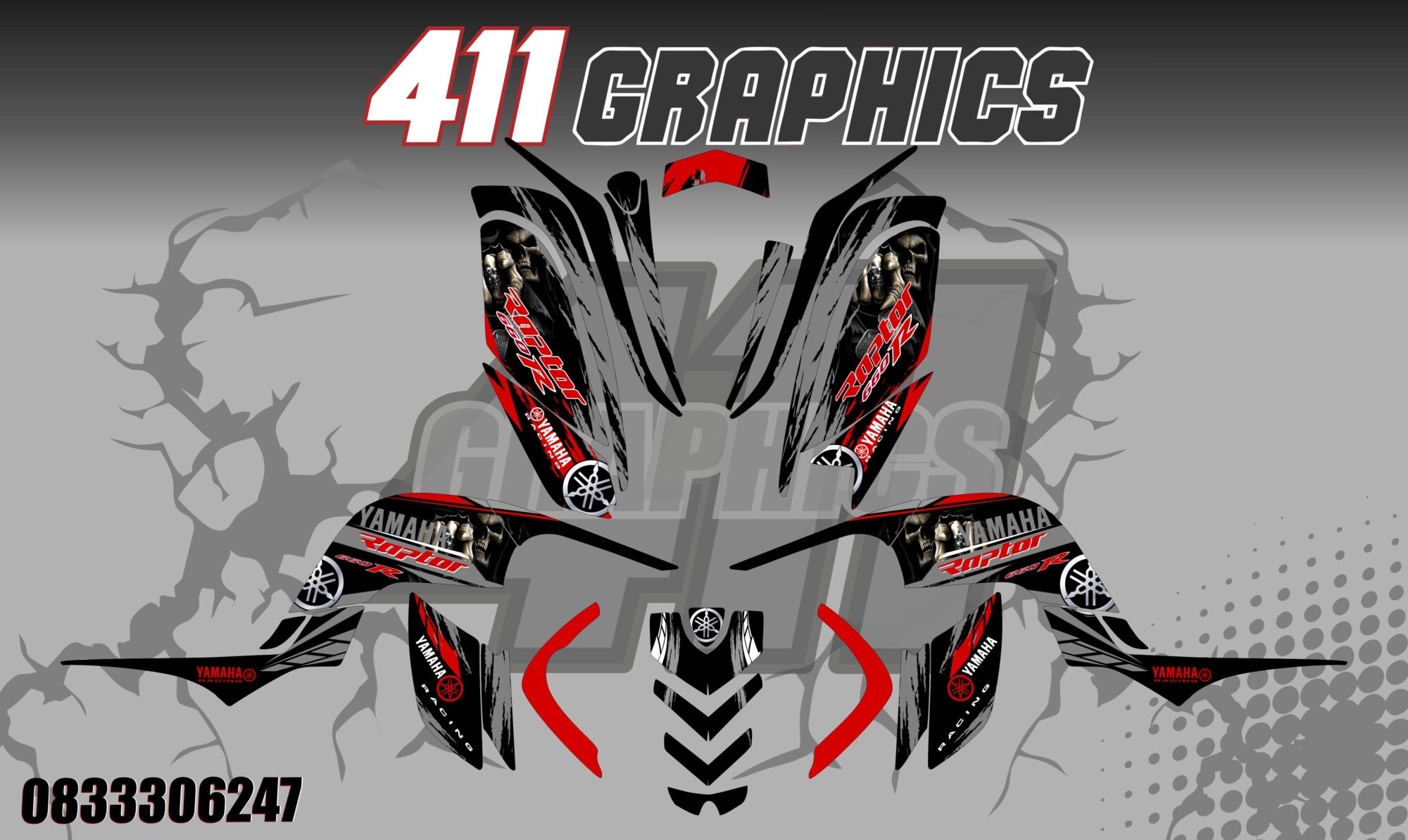 RAPTOR 660 STICKER KIT 40