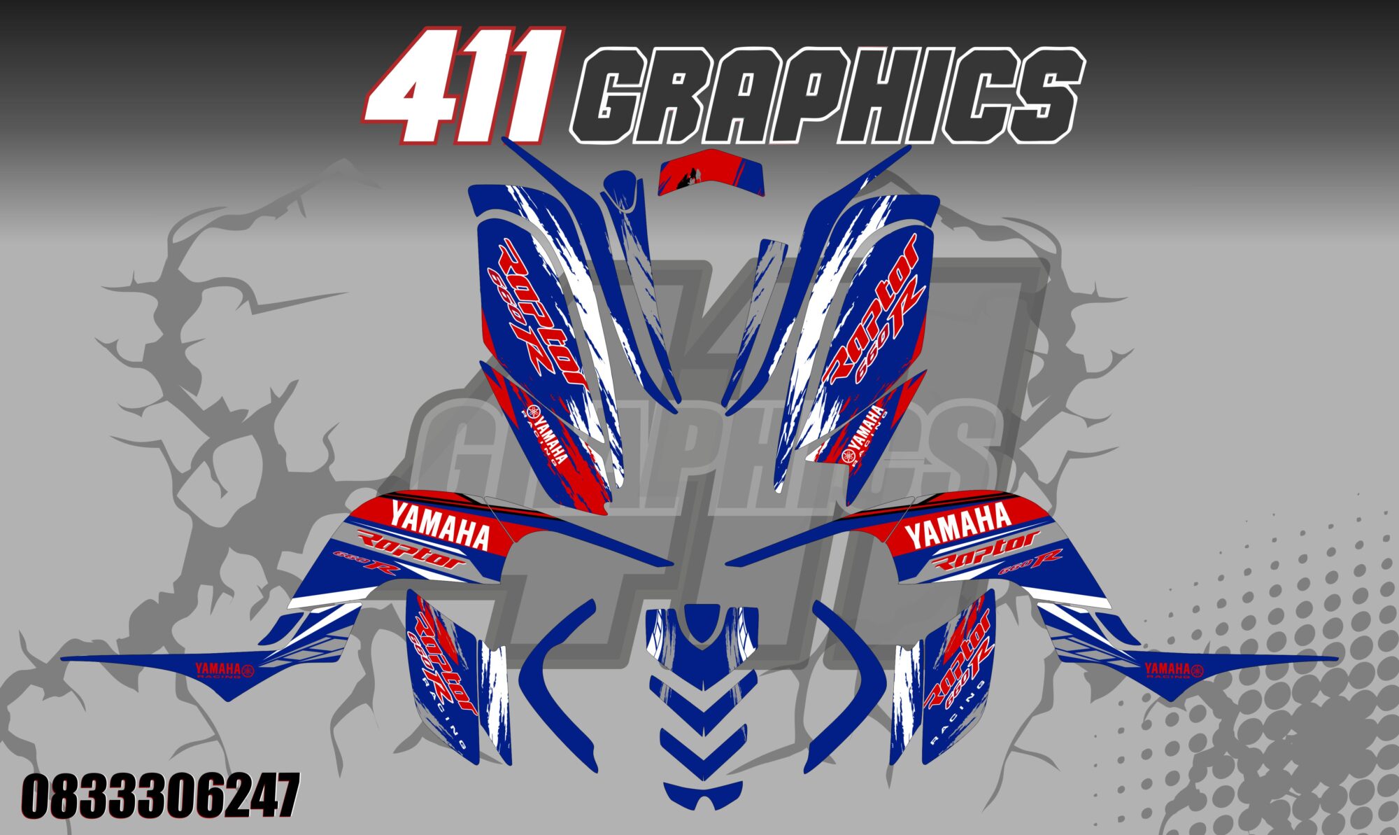 RAPTOR 660 STICKER KIT 41