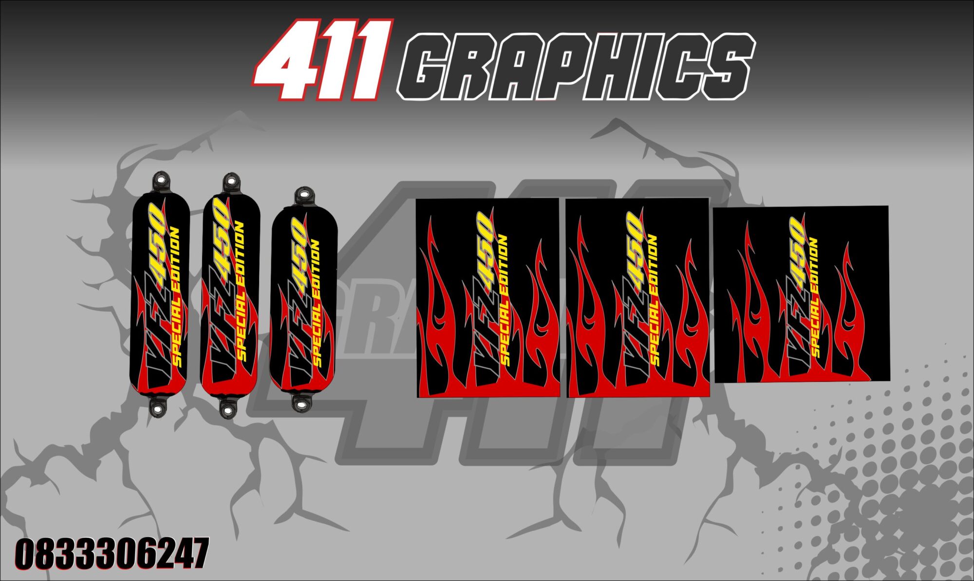 YFZ450 SHOCK COVERS 14