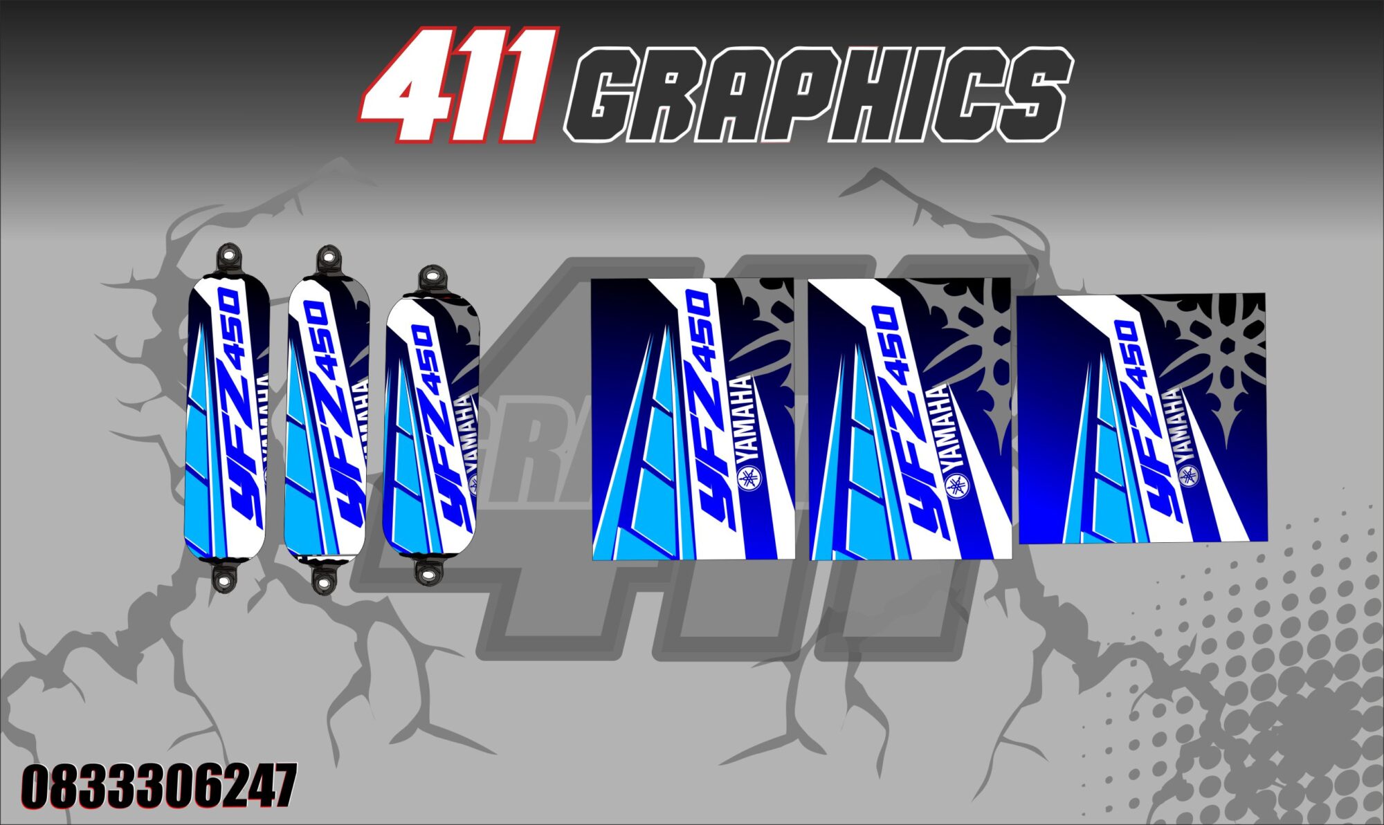 YFZ450 SHOCK COVERS 19