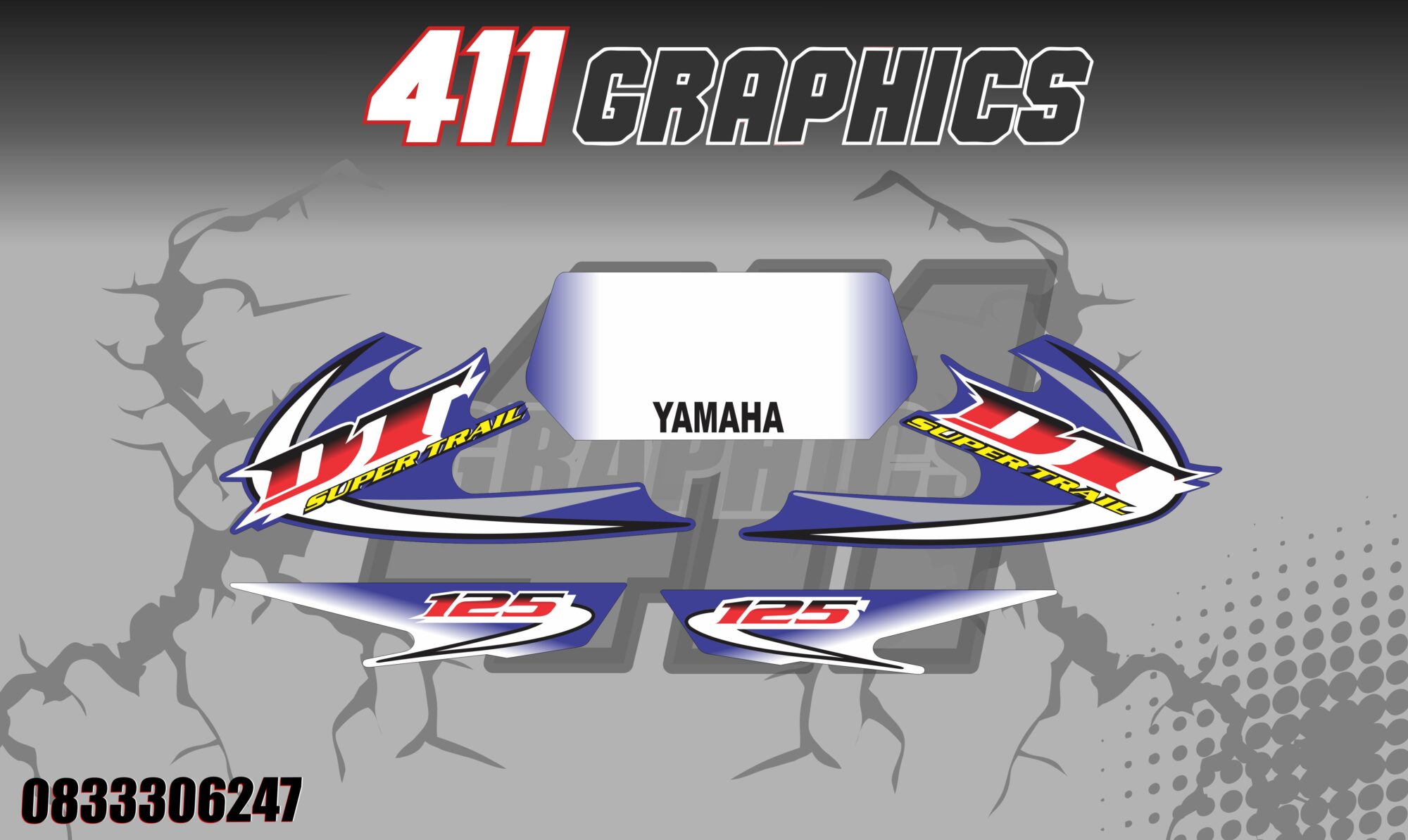 YAMAHA DT STICKERS 5