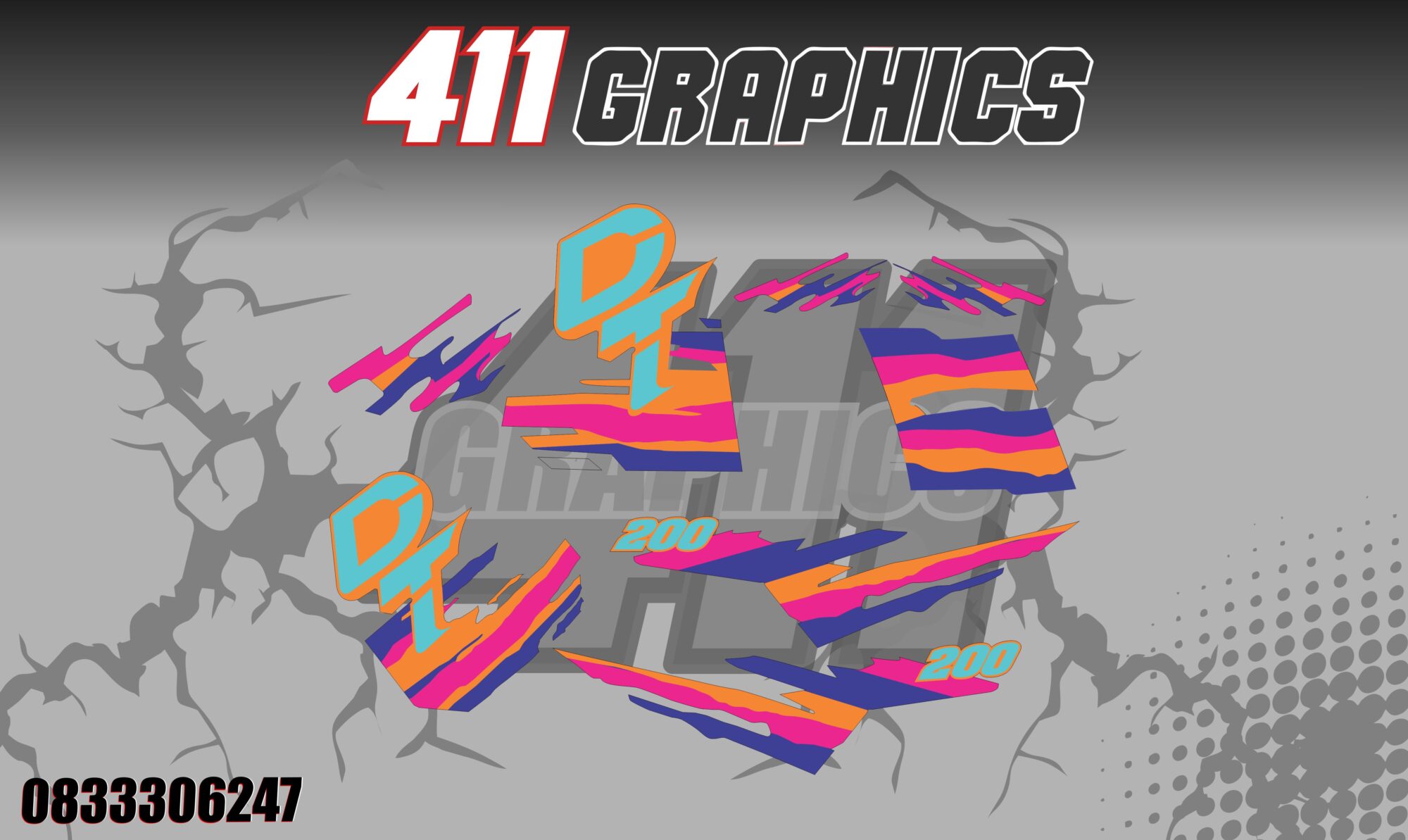 YAMAHA DT STICKERS 8