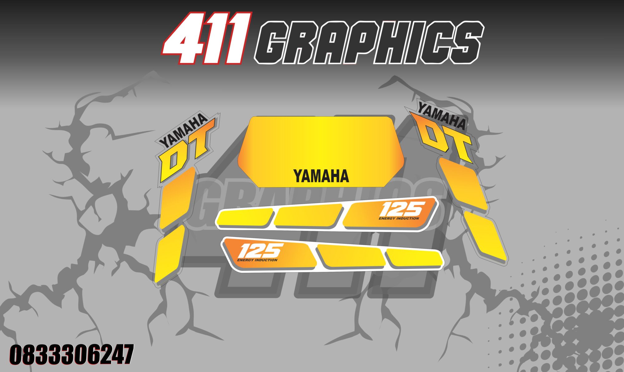YAMAHA DT STICKERS 11