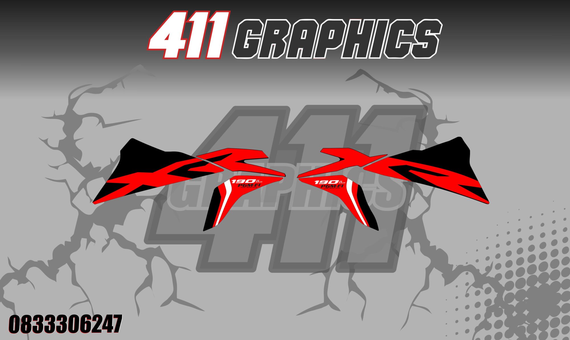XR190 STICKERS