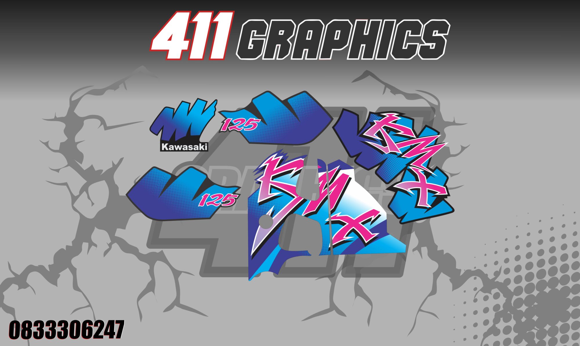 KMX 125 STICKERS