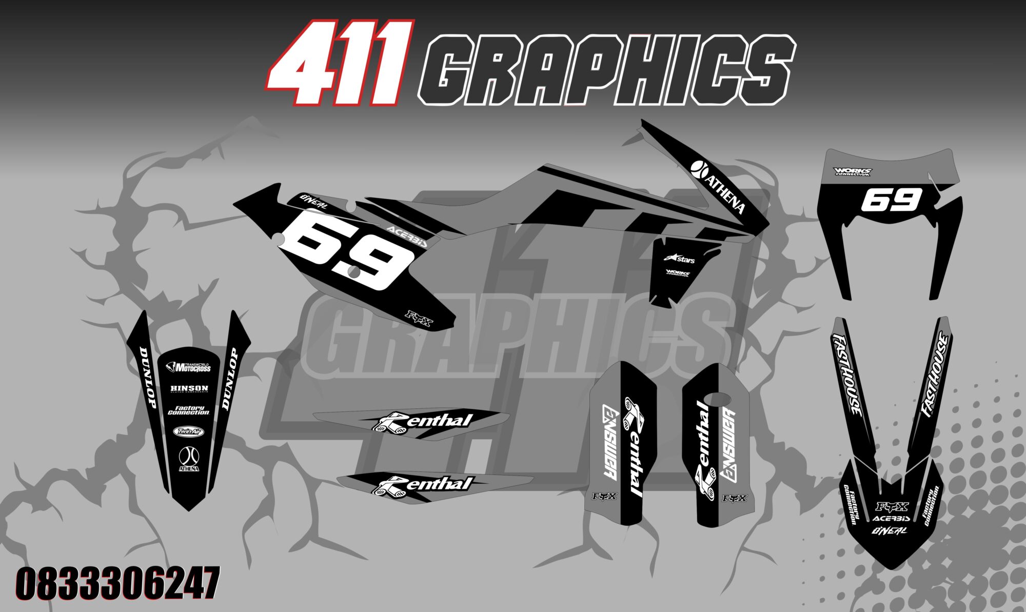 KTM STICKER KIT 75