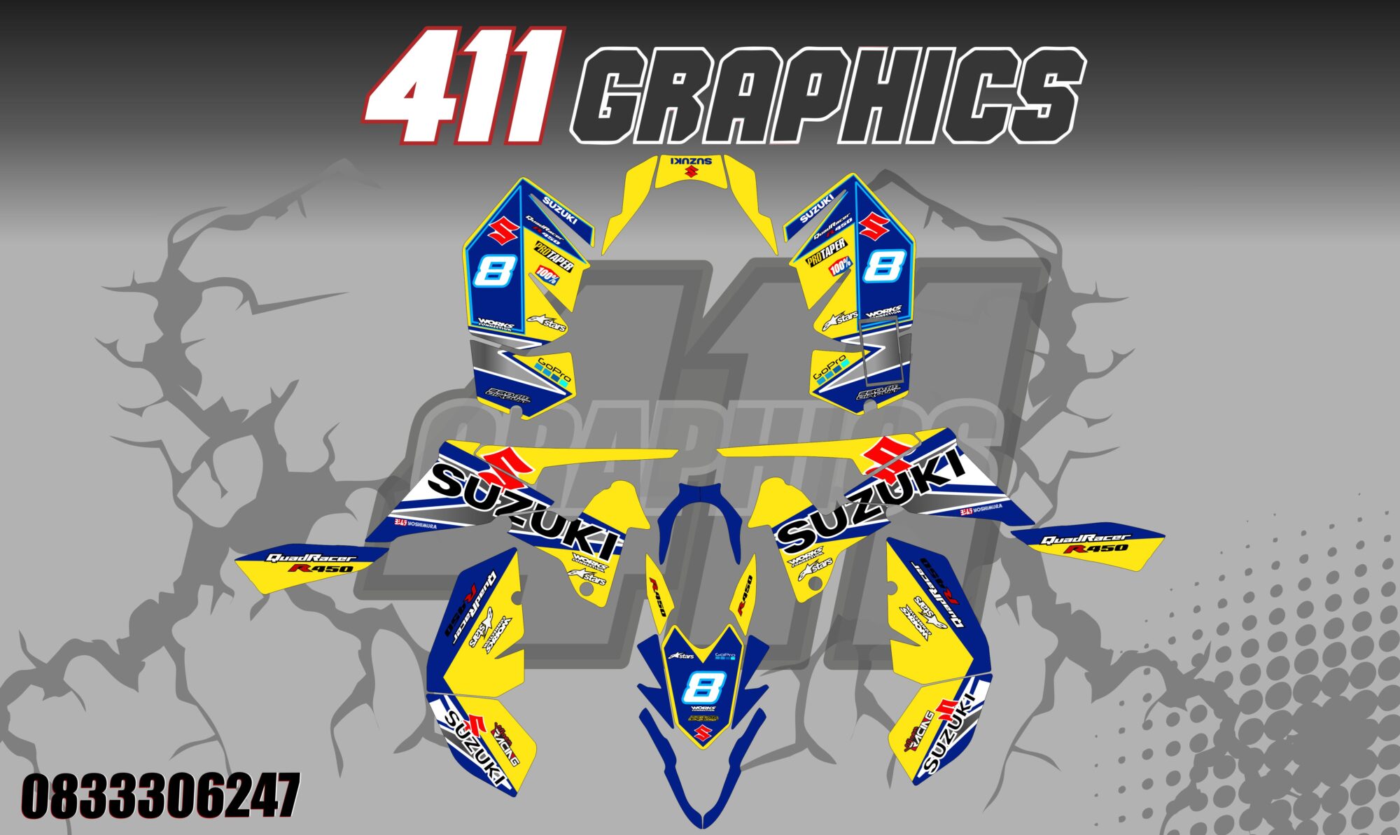 LTR450 STICKER KIT 44
