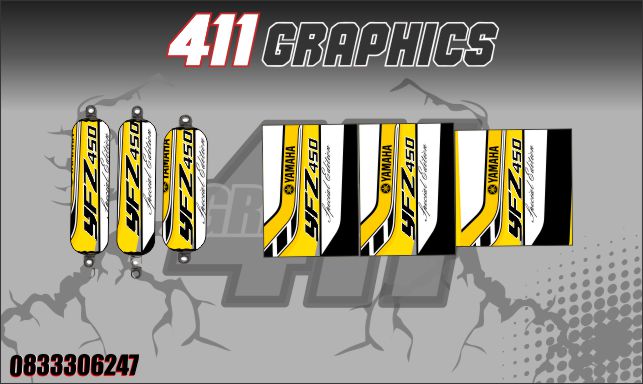 YFZ450 SHOCK COVERS 21