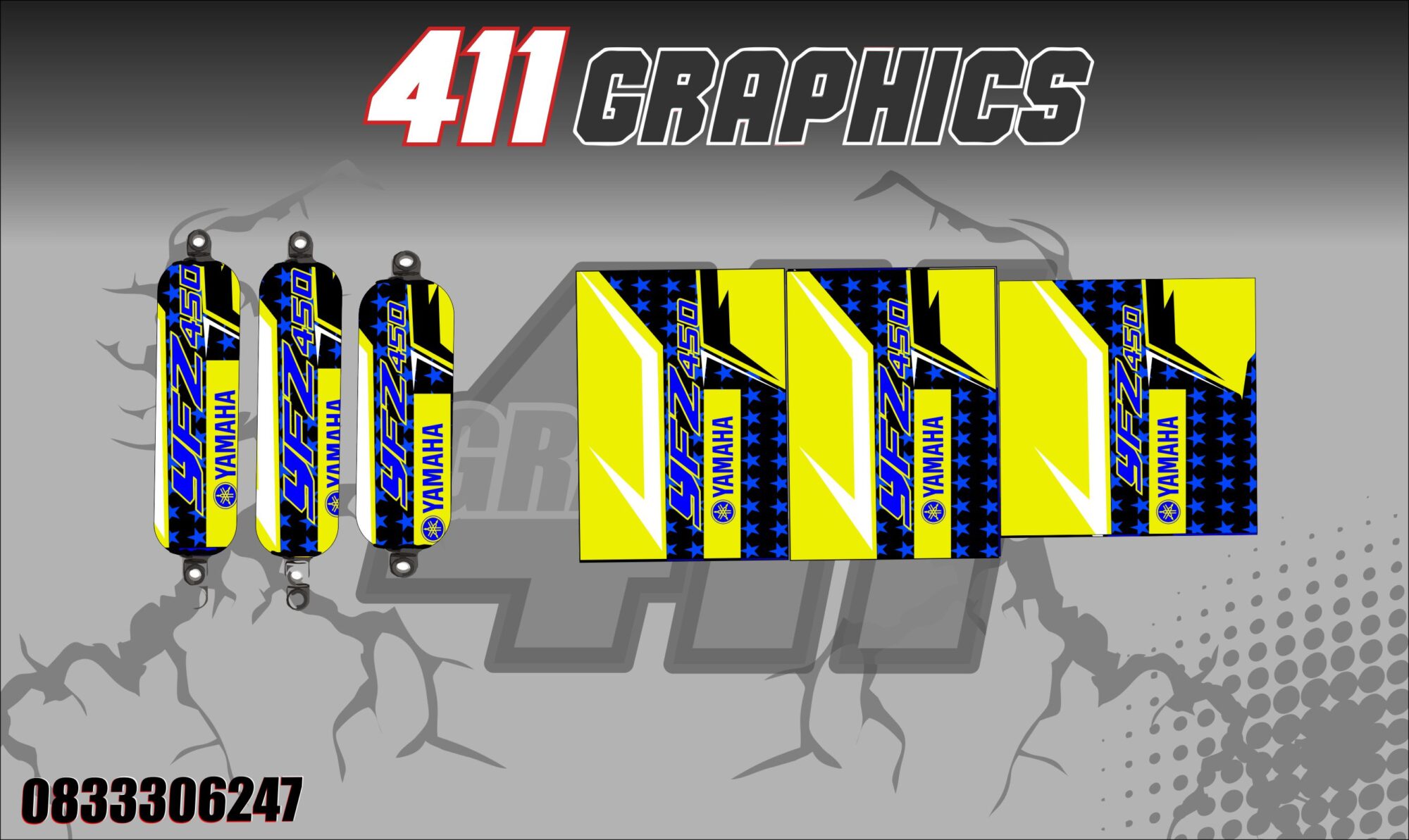 YFZ450 SHOCK COVERS 25