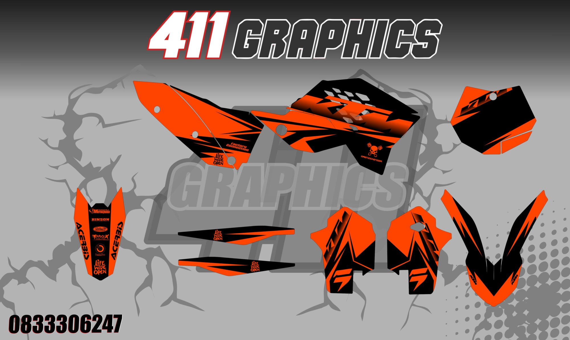 KTM STICKER KIT 77