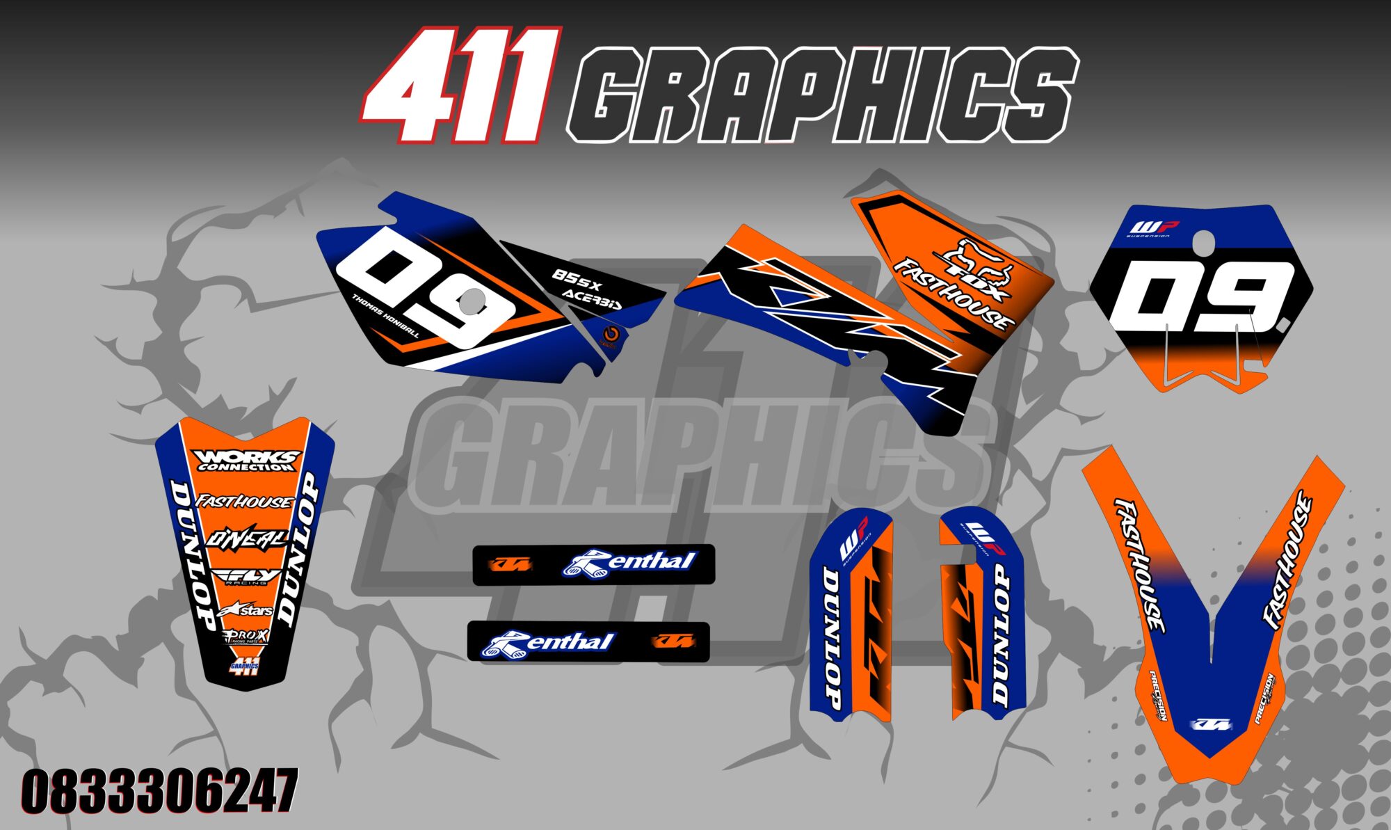 KTM STICKER KIT 79
