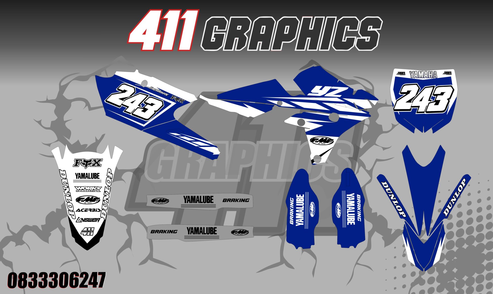 Y-YZF STICKER KIT 82